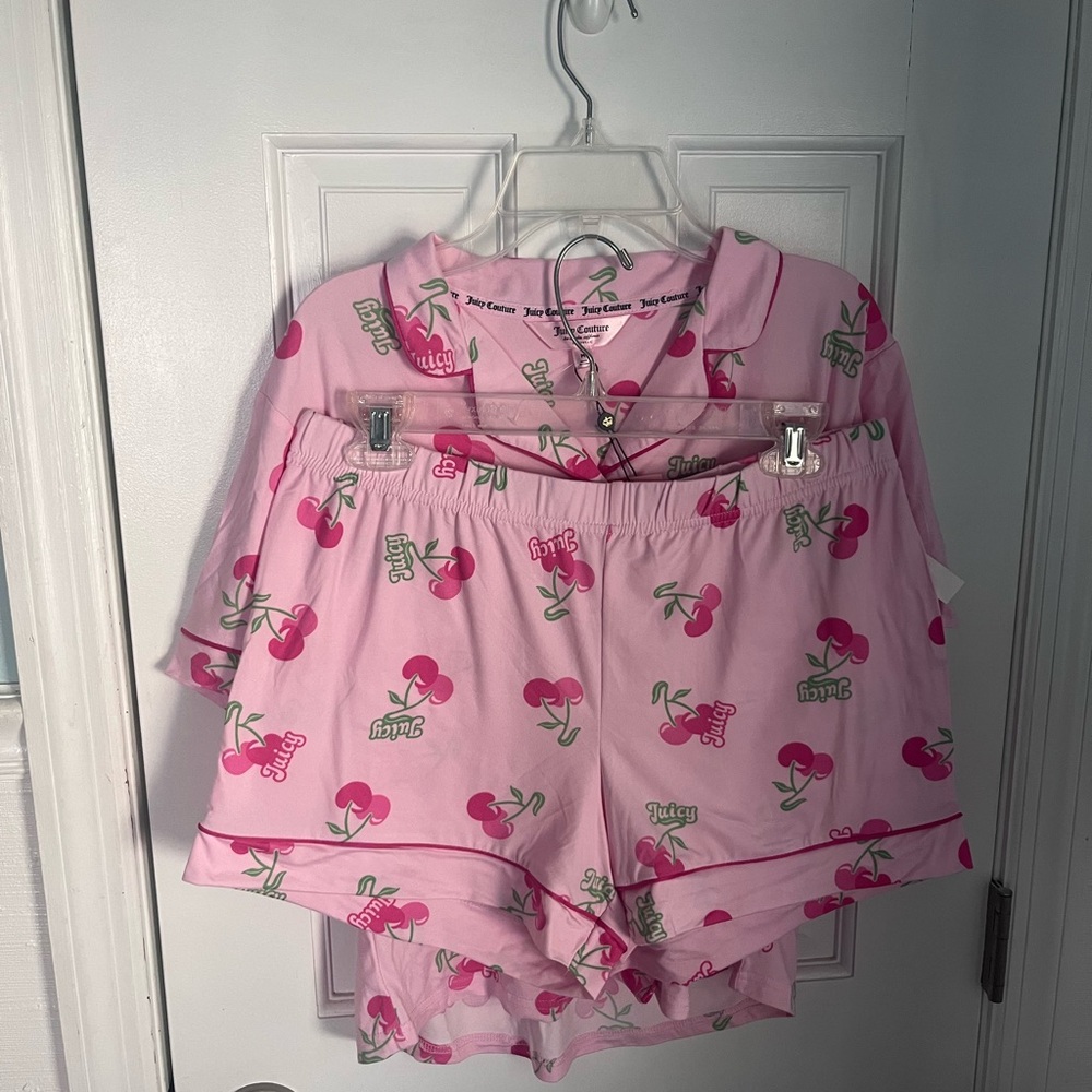 Juicy Couture Pink Cherry Pajama Set